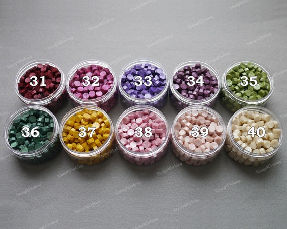 100/300 Pcs Sealing Wax Beads 5 Colors Option For Wax Seal Stamp
