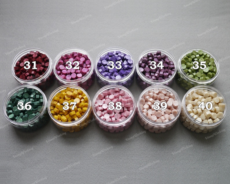 Sealing Wax Beads For Wax Melts, 900 Pieces 30 Colors Seal Wax - View #5