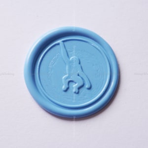 Affe Wachssiegel Stempel - Süßer Affe Siegellack Stempel - Tier Wachs Stempel - Benutzerdefinierte Wachssiegel Stempel Kit