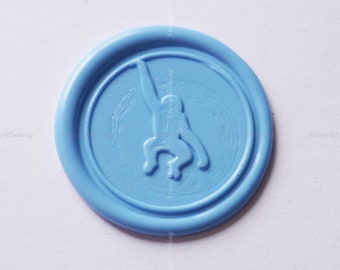 Monkey Wax Seal Stamp - Cute Monkey Sealing Wax Stamp - Animal Wax Stamp - Custom Wax Seal Stamp Kit