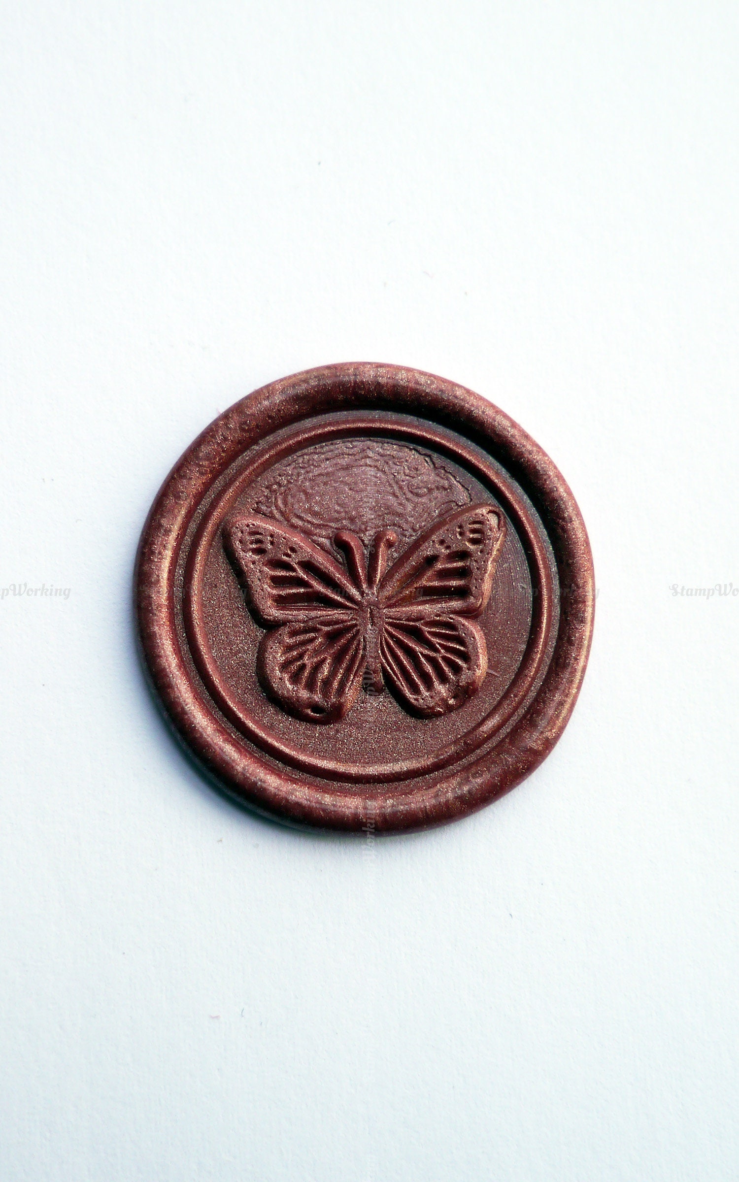 Wax Seal Stamp Butterfly Sealing Wax Stamps Insect Retro Wood