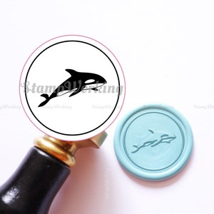 Whale Wax Seal Stamp - Nautical Sealing Wax Stamp - Chocolate Chip Stamp Mould - Gift Package Decoration Wax Seal - Letter Wax Seal Stamp