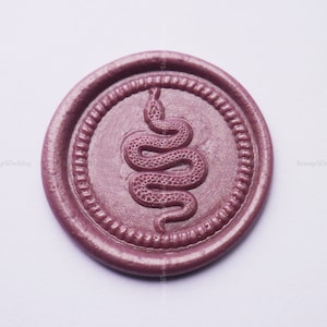 Carimbo de cera de cobra - Carimbo de cera de cobra Viper - Pacote de presente Selos de cera - Carimbo de cera de vedação de animal - Carimbo de biscoito de decoração de festa