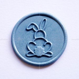 Bunny Butt Wachs Siegel Stempel - süßes Häschen Siegelwachs Stempel - Tier Wachs Stempel - Wachs Siegel Stempel Kit