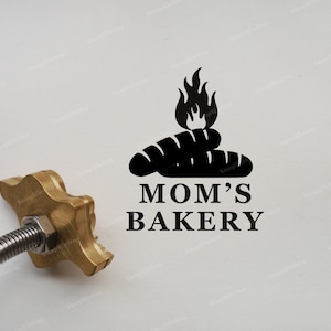 Personalized Branding Iron Stamp - Bread Bakery Branding Iron Stamp - Custom Branding Iron Stamp - Custom Branding Iron for Bakery Cake