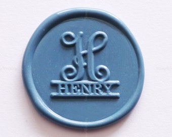 Custom Name Wax Seal Stamp - Personalized Initial Wax Seals Stamp - Doorplate Wax Seal Stamp - Nameplate Wax Stamp - Wax Sealing Stamp