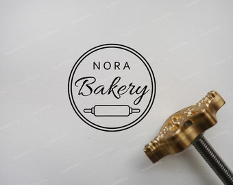 Custom Branding Iron Stamp - Custom Bakery and Name Branding Iron Stamp - Custom Food Stamp - Branding Iron for Bakery Bread Cake