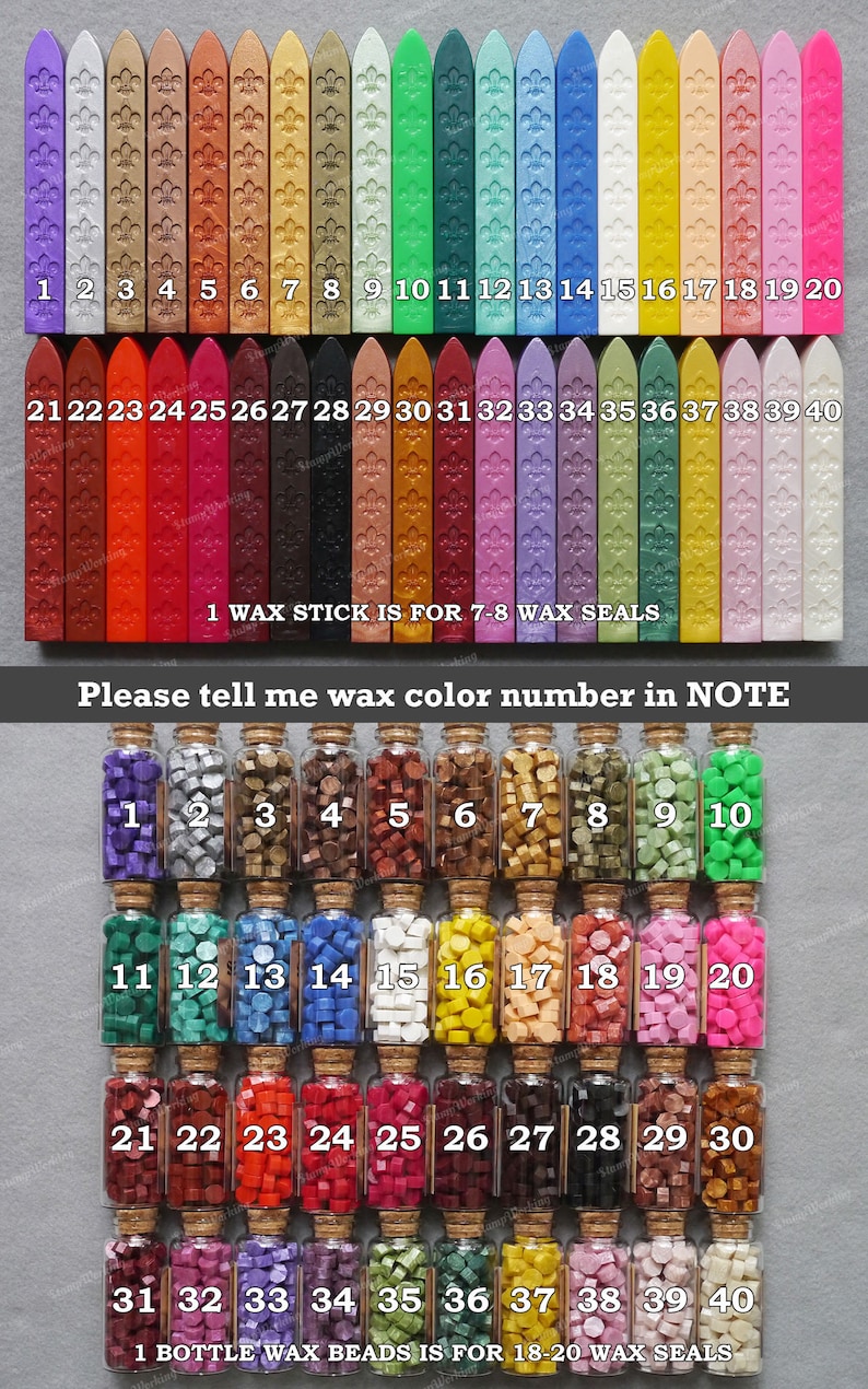 Floral Wax Seal Stamp Personal Wax Sealing Stamp Leaf Sealing Wax Stamp Package Decoration Wax Seals Stamp Letter Wax Seal Kit