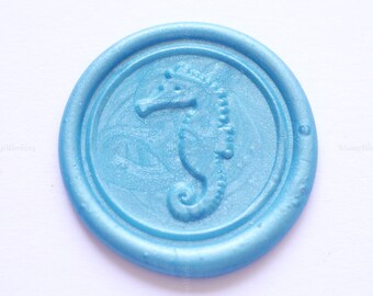 Seahorse Wax Seal Stamp - Ocean Sealing Wax Stamp - Package Decoration Wax Seal - Nautical Wax Seal Stamp - Gift Wrapping Wax Seal Stamp