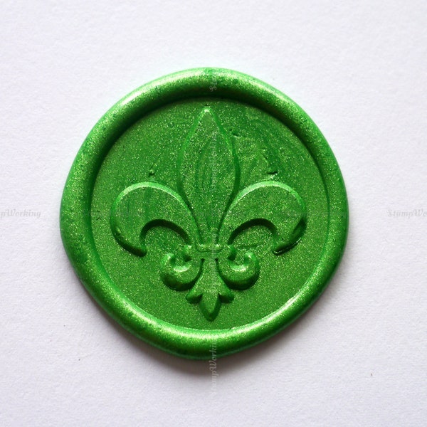 Fleur de Lis Wax Seal Stamp - Vintage Sealing Wax Stamp - French Wax Seals Stamp - Gift Wax Seal Stamp - Package Wax Stamp