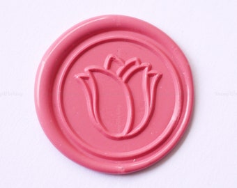 Tulip Sealing Wax Stamp - Tulip Wax Seal Stamp - Tulip Envelope Seal Stamp - Personalized Wax Sealing Stamp - Flower Wax Seals Stamp