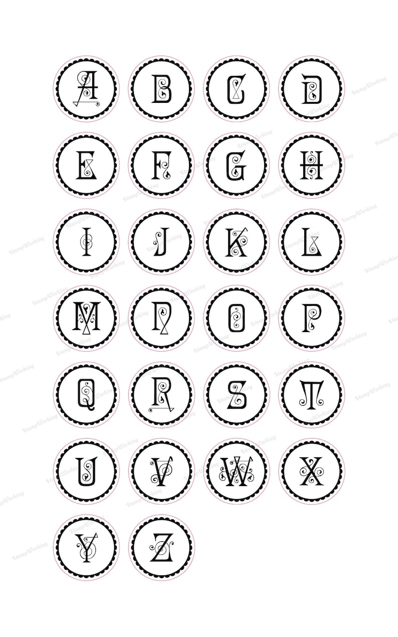 Single Letter Initial Wax Seal Stamp Custom Wax Seal Stamp Etsy