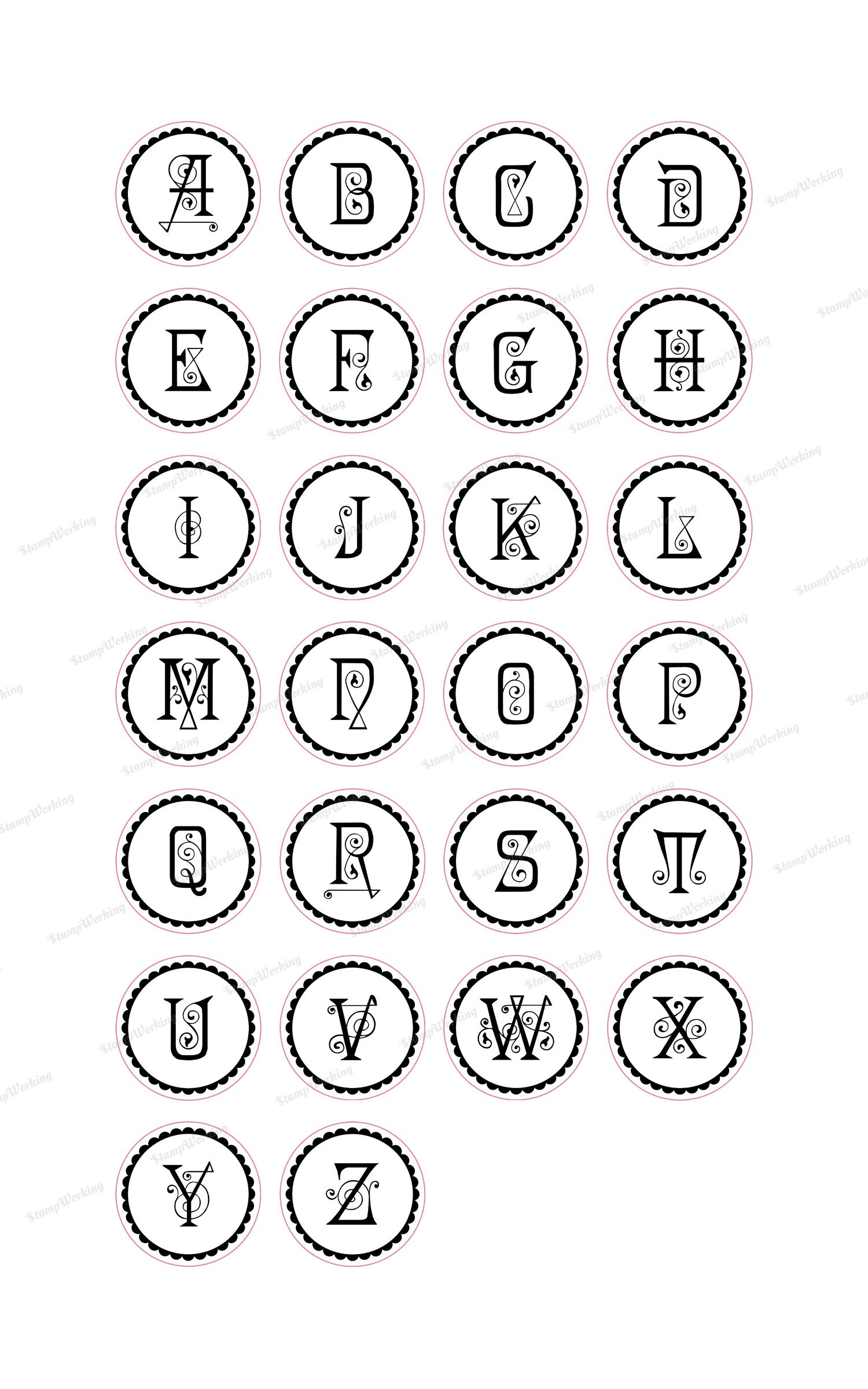 Single Letter Initial Wax Seal Stamp Custom Wax Seal Stamp Etsy