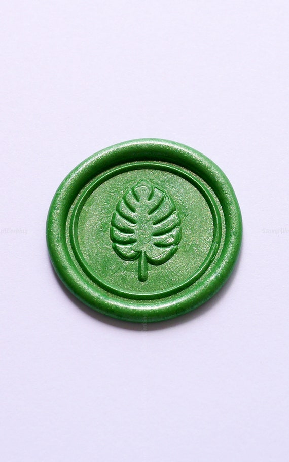 Monstera Siegellack Stempel - Monstera Wachssiegel Stempel - Briefumschlag  Wachssiegel Stempel - Etsy.de