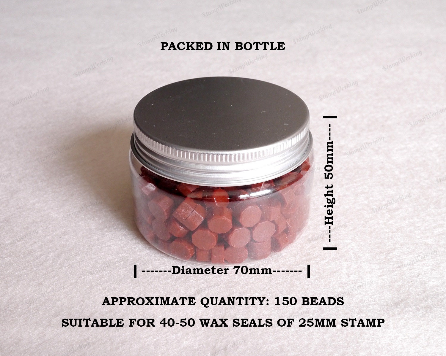 Brewmaster Bottle Sealing Wax - Burgundy Beads - 1 lb Bag