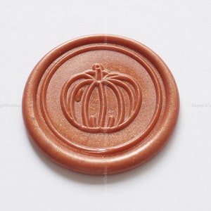 Pumpkin Wax Seal Stamp - Halloween Sealing Wax Stamp - Pumpkin Wax Sealing Stamp - Gift for Child Sealing Stamp - Gift Box Decoration Stamp