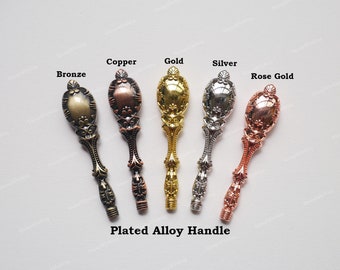 Metal Alloy Handle - 5 Colors Collection Metal Handle for Wax Seal - Bronze, Copper, Gold, Silver, Rose Gold - Plated Handle for Stamp