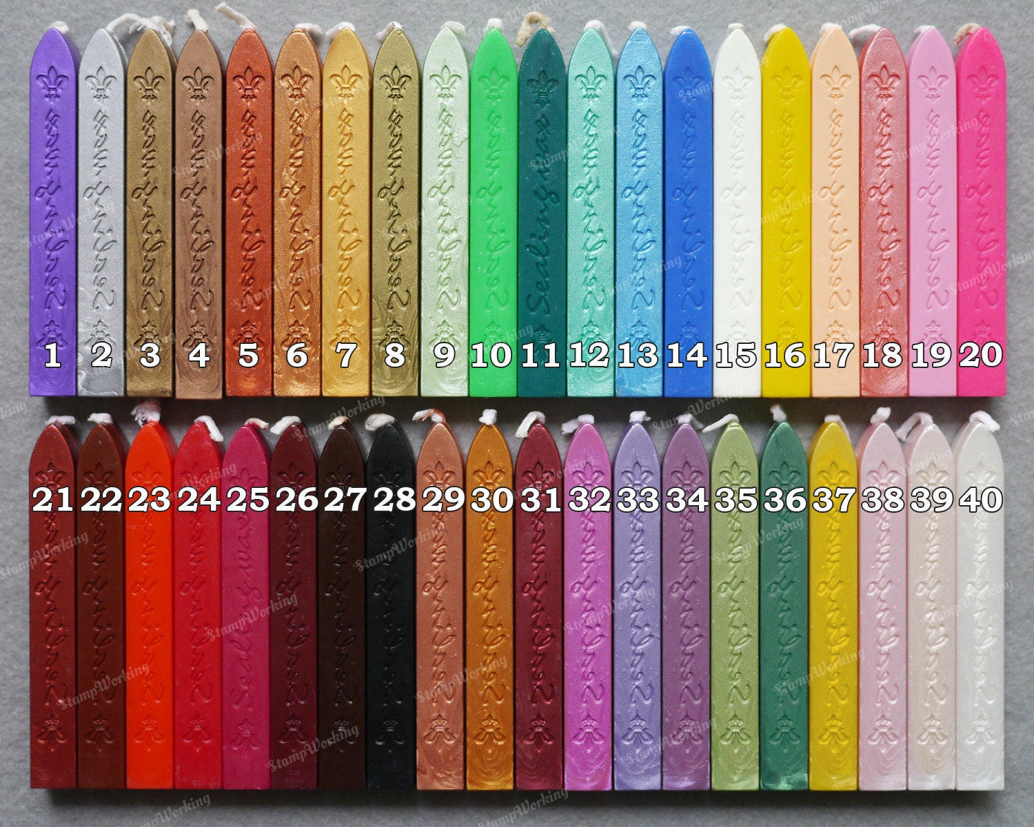 Pastel WAX BEADS- Wax Seal Stamp Kit - Stamp Sealing Wax Seal Stamp Gift  Wrapping Paper Gift Wrap Kawaii Love letters wax sticks