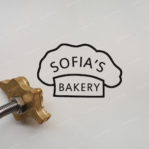 Sello de hierro de marca personalizada - Sombrero de chef y sello de hierro de marca de marca - Sello de hierro de marca personalizada - Plancha de marca para pan de pastel de panadería