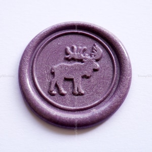 Moose Wax Seal Stamp - Xmas Sealing Wax Stamp - Animal Wax Stamp - Custom Sealing Wax Stamp - Birthday Party Stamp - Wax Seal Stamp Kit