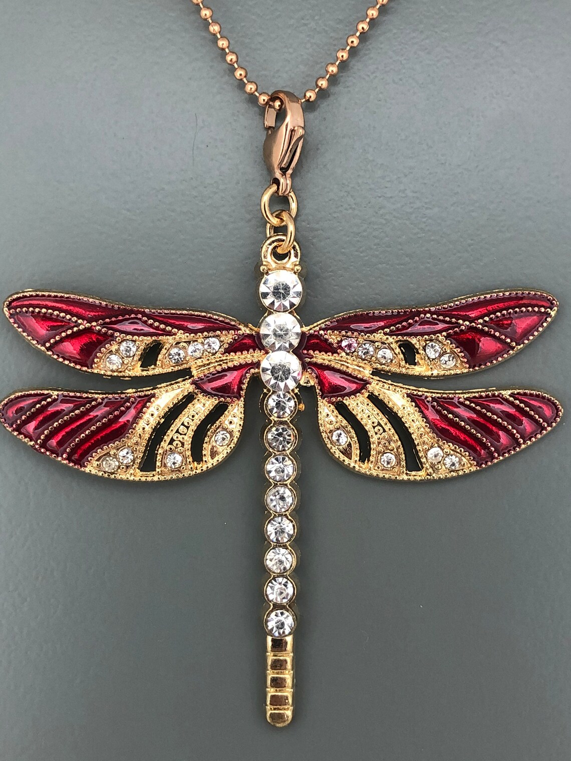 Broche De Noël Cloches Et Gui - Strass Rouge Et émaillée - Marque CLJ Charles Le Jeune - Neuf étiqueté