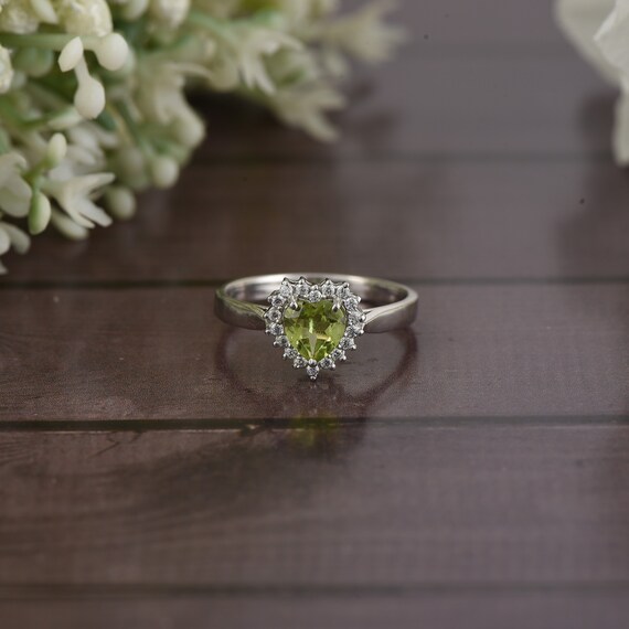 Sterling Silver 925 Quartz Emerald Anello Fatto A Mano, Anello In Stile - Foto 9