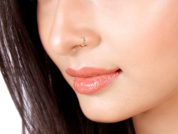 Amazon.com: Nose Rings for Women, 14g Black Nose Ring Hoop Earring Surgical  Steel Hypoallergenic Small Nose Ring 14 Gauge 6mm Septum Ring Cartilage Hoop  Earring Helix Rook Conch Piercing Jewelry for Women