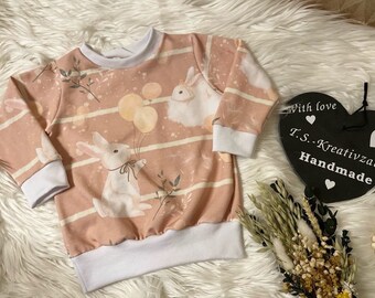 Langarmshirt Ostern handmade Baby Kleinkinder Pullover Sweatshirt Eigenproduktion