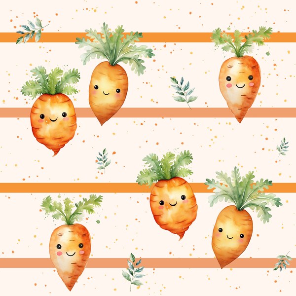 In-house productions organic French terry carrot Easter spring handmade exclusive baby fabric children's fabric orange iron-on patch