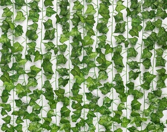 24pcs Artificial Ivy Garland: Silk Greenery Vines for Home Decor