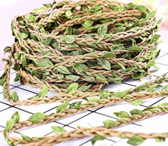 98ft Artificial Vines Artificial Eucalyptus Leaf Garland Diy Etsy