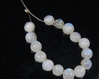 Natural Rainbow Moonstone Round Shape Cabochon Flat Back AAA Quality Calibrated Loose Gemstones All mm sizes Available