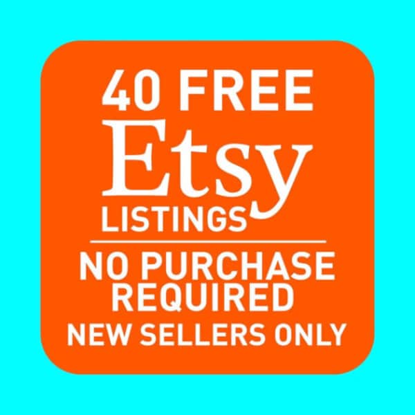 Kein KAUF ERFORDERLICH Etsy Kostenlose Einträge 40 Kostenlose Etsy-Listen 40 Produkt kostenlos 40 Eintragsgutschrift Erhalten Sie einen kostenlosen Eintrag Link zum Öffnen des Etsy-Shops