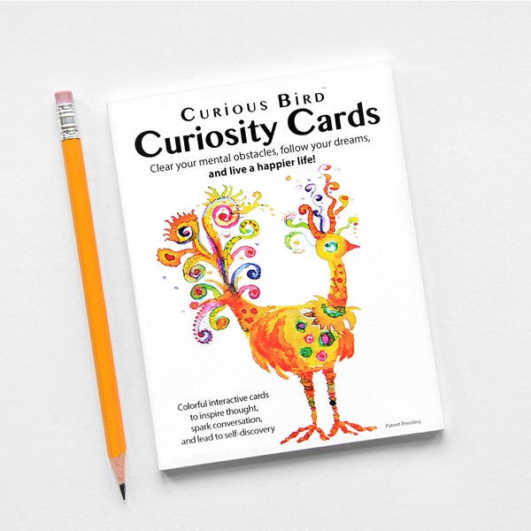 Self Discovery Cards, Writer Gifts, Mindfulness Gift, Journal Prompts, Graduation Gift, Conversation Cards, Art Therapy, Curiosity Cards