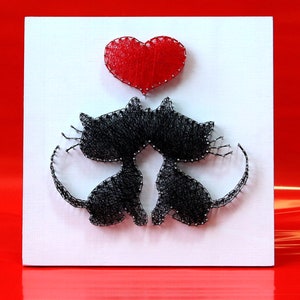 Levres Rouges String Art Decor De Mur De Ficelle String Art Etsy