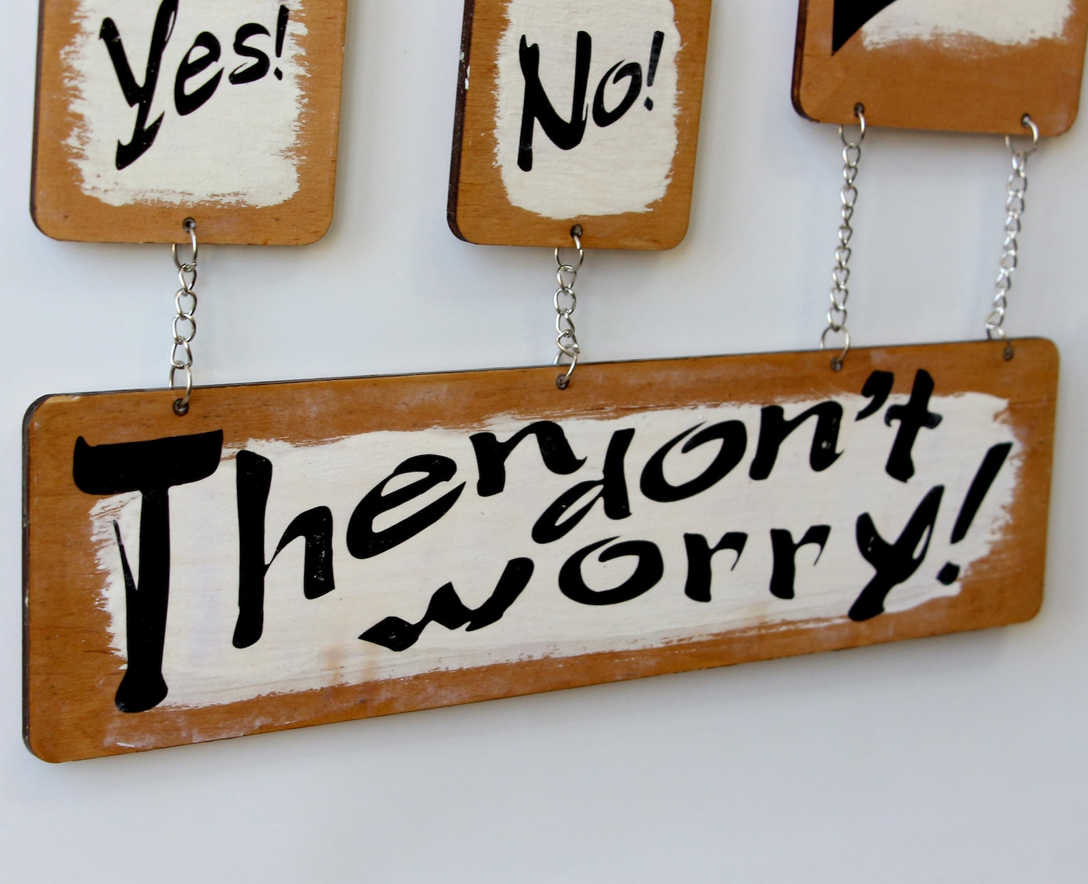 Dont Worry Flowchart Decorative Rustic Wall Sign | Etsy