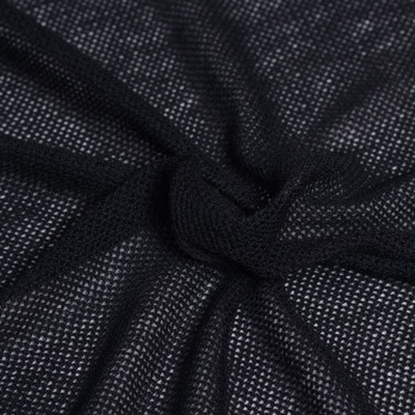 Maillot de laine - doux, noir - net optique 0.5 m