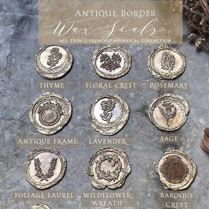 Wax Seal Sampler Pack, French Wax Seals, Wax Seals, Self Adhesive Wax Seals, Envelopes Seals, Styled Shoot, Borderless Wax Seals