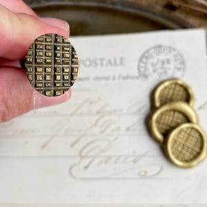 Antique French Wafer Wax Seal Stamp, French Wax Seal, Wax Seal Stamp, Antique Wax Seal Stamp, Antique Stationery, Wax Seals, Wax Seal
