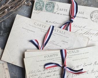 Cartes Postales, Carte Postale, Lot of French Post Cards, Antique French Post Cards, Set of French Post Cards