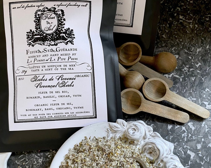 Fleur de Sel, Fleur de sel herbes de provence, French Sea Salt, Premium French Salt, Salt, Herbes de Provence, Sel de Guérande