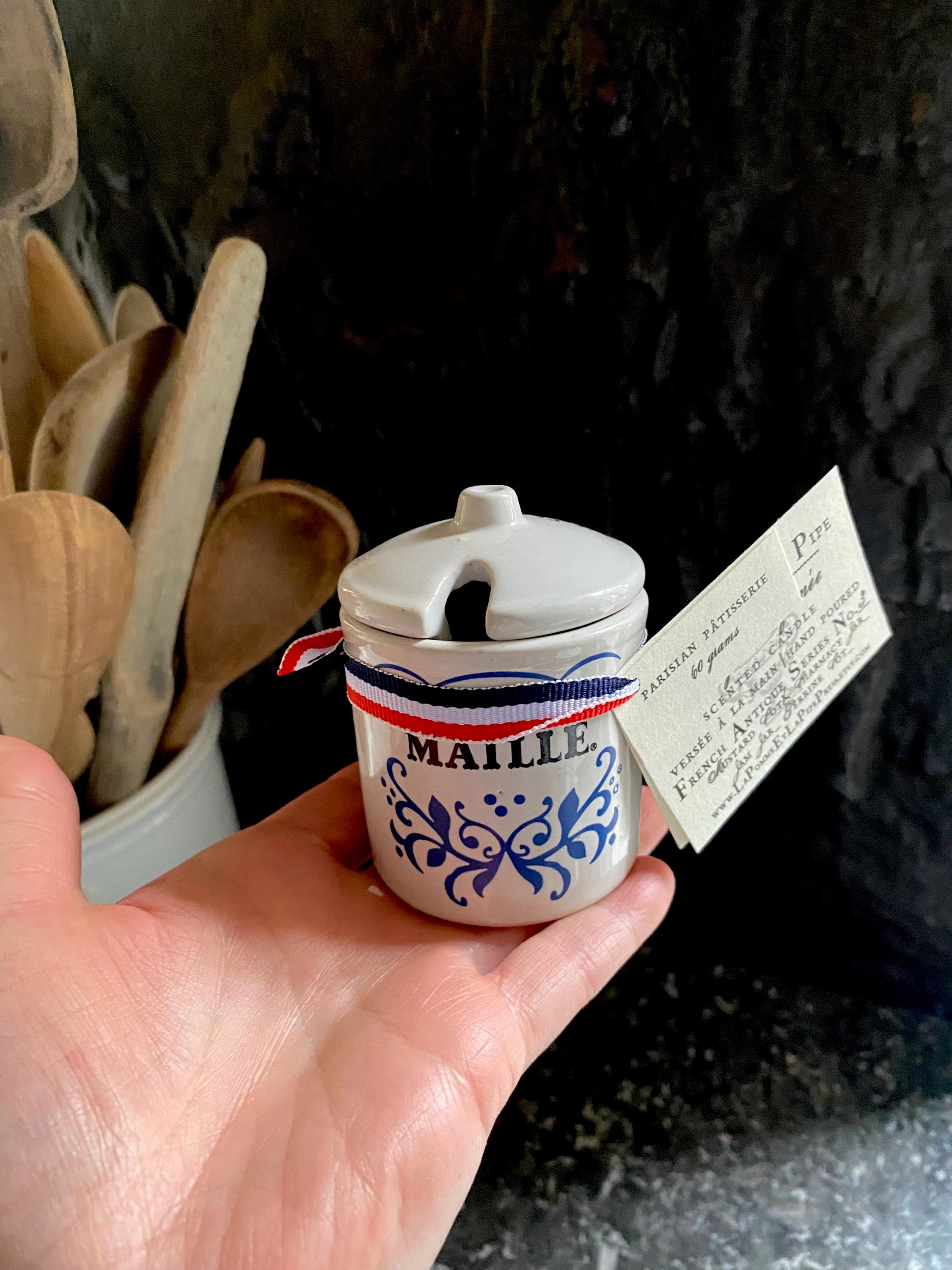 French Antique Candle, Premium Hand Poured Candle, Bougie Parfumée, Scented Candle, Pastry Scented Candle, Candle, Bougie, Mustard Jar