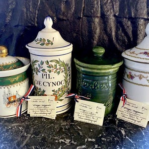 French Antique Candle, Premium Hand Poured Candle, Bougie Parfumée, Scented Candle, L&#39;orangerie, Candle, Bougie, Pharmacy Jar, Apothecary