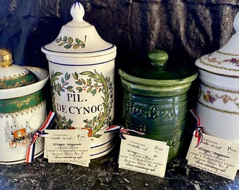 French Antique Candle, Premium Hand Poured Candle, Bougie Parfumée, Scented Candle, L&#39;orangerie, Candle, Bougie, Pharmacy Jar, Apothecary