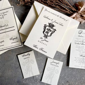 Wedding Invitations, Invitation Suite, French Invitation Suite, Wedding Invitation, Invitations, Wedding Invites, French Wedding Invites