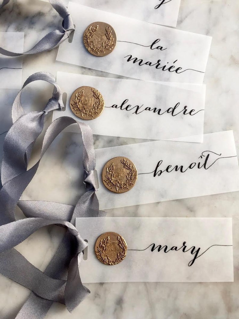 Vellum Place Cards Wedding Place Cards Place Cards Name Etsy UK