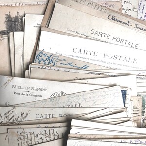 Cartes Postales, Carte Postale, Lote de postales francesas, Postales francesas antiguas, Juego de postales francesas imagen 7