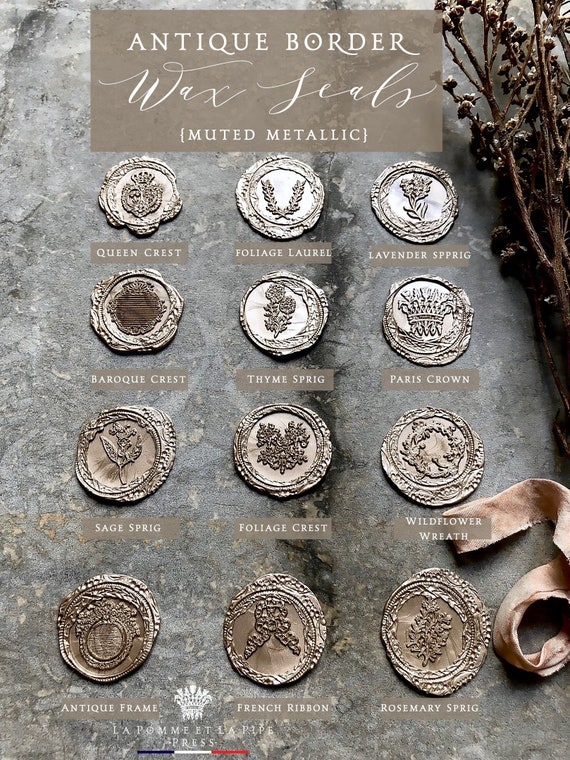 Wax Seal Molds – Hitchcock Paper Co.