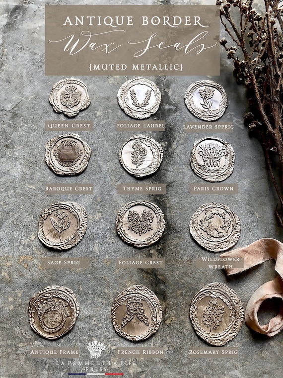 Wax seal rings antique hotsell