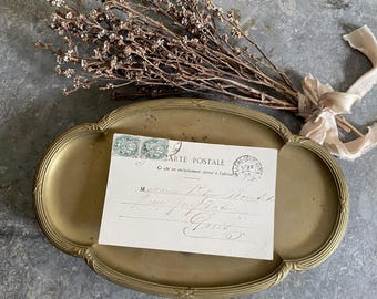 Antique French Tray, French Tray, Styling Tray, Styling Props, French Antiques, Tray, Tray for Styling, Flat Lay, Ancien petit plateau